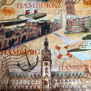 Hamburg Germany shopping plastic bag